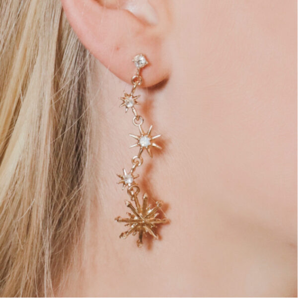 Diamond Stars Earrings
